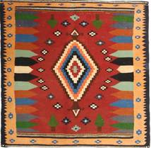 Kelim Modern Teppich 113X117 Quadratisch Wolle, Persien/Iran Carpetvista
