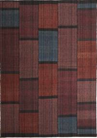  Kilim Modern Rug 210X298 Persian Wool Dark Red/Red Carpetvista