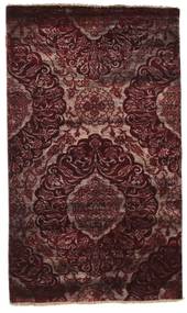  Damask Tapete 100X169 Lã Vermelho Escuro/Vermelho Pequeno Carpetvista