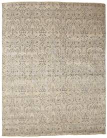 236X305 Damask Teppich Moderner Hellgrau/Beige ( Indien) Carpetvista