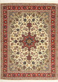 Täbriz 50 Raj Teppich 153X204 Wolle, Persien/Iran