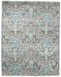243X313 Damask Teppich Moderner Grau/Hellgrau ( Indien) Carpetvista