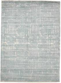 絨毯 Damask 274X374 ライトグレー/グレー 大きな ( インド)