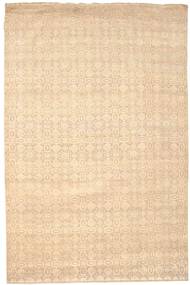 169X257 絨毯 Damask モダン ベージュ/ホワイト (ウール, インド) Carpetvista