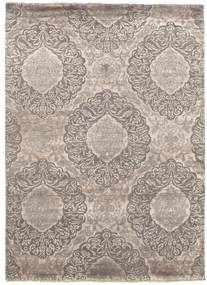 175X240 Damask Teppich Moderner Beige/Orange (Wolle, Indien) Carpetvista