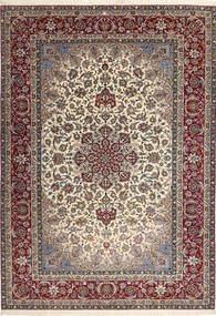  Isfahan Urzeală De Mătase Covor 208X295 Persan Lână