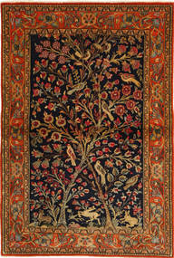  Orientalischer Ghom Sherkat Farsh Teppich 105X154 Wolle, Persien/Iran Carpetvista