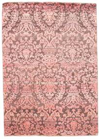 175X246 Tapete Damask Moderno Vermelho/Rosa Claro (Lã, Índia) Carpetvista
