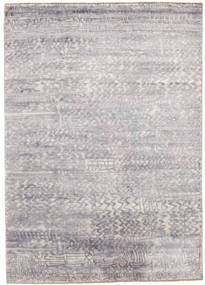  175X246 Damask Teppich Grau/Hellgrau Indien Carpetvista