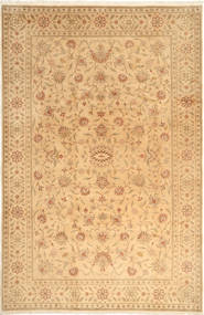  Orientalischer Yazd Teppich 203X315 Wolle, Persien/Iran Carpetvista