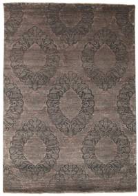 175X250 Damask Teppich Moderner Braun/Orange (Wolle, Indien) Carpetvista