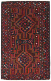 86X143 絨毯 オリエンタル バルーチ ダークレッド/レッド (ウール, アフガニスタン) Carpetvista