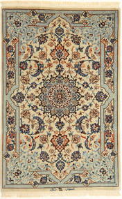  Persischer Isfahan Seidenkette Teppich 82X126 (Wolle, Persien/Iran)