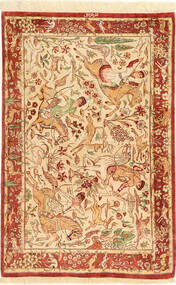 絨毯 オリエンタル クム シルク 58X90 (絹, ペルシャ/イラン)