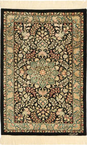 Qum Silk Rug 53X80 Silk, Persia/Iran