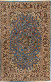  109X173 Piccolo Isfahan Ordito In Seta Tappeto Lana
