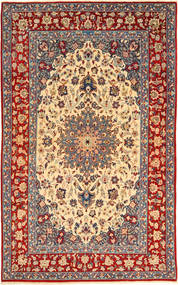 102X162 Isfahan Silkerenning Teppe Orientalsk (Ull, Persia/Iran)