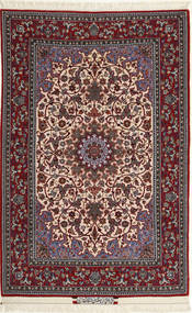 絨毯 オリエンタル イスファハン 絹の縦糸 105X165 (ウール, ペルシャ/イラン)