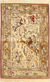 絨毯 ペルシャ クム シルク 104X150 (絹, ペルシャ/イラン)