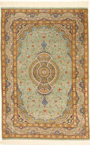 101X149 絨毯 オリエンタル クム シルク (絹, ペルシャ/イラン)