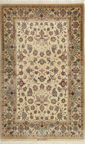  Persischer Isfahan Seidenkette Teppich 107X173 (Wolle, Persien/Iran)