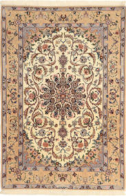  Persischer Isfahan Seidenkette Teppich 110X165 ( Persien/Iran)