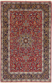 106X169 Isfahan Silkerenning Teppe Orientalsk (Ull, Persia/Iran)
