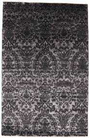 絨毯 Damask 197X301 ダークグレー/グレー (ウール, インド)