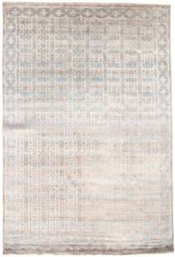 184X274 Damask Teppich Moderner Beige/Hellgrau (Wolle, Indien) Carpetvista