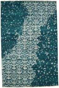  198X303 抽象柄 Damask 絨毯 ウール, Carpetvista