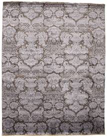 241X308 Damask Teppich Moderner Grau/Hellrosa (Wolle, Indien) Carpetvista