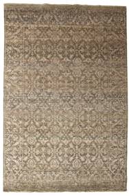 Damask Teppich 199X300 Orange/Beige Wolle, Indien Carpetvista