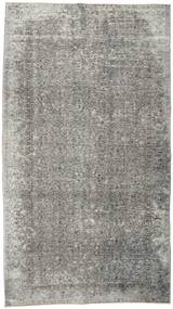 Colored Vintage Rug 152X274 Grey/Beige Wool, Turkey Carpetvista