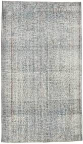 Colored Vintage Rug 169X294 Grey/Light Grey Wool, Turkey Carpetvista