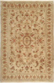  Persischer Yazd Teppich 195X301 Beige/Orange (Wolle, Persien/Iran)