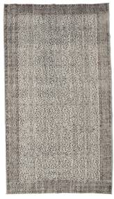 Colored Vintage Rug 166X296 Grey/Beige Wool, Turkey Carpetvista