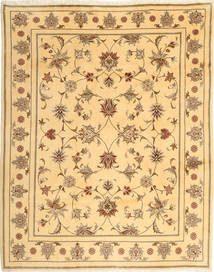 197X249 Alfombra Oriental Yazd Beige/Naranja (Lana, Persia/Irán) Carpetvista