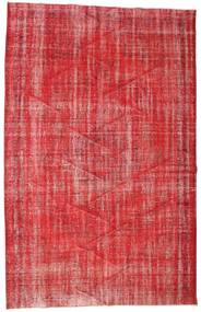  190X302 Colored Vintage Teppich Rot Türkei Carpetvista