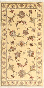  Persischer Yazd Teppich 77X155 (Wolle, Persien/Iran)