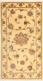 80X154 Yazd Rug Oriental (Wool, Persia/Iran) Carpetvista