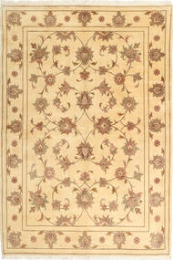 168X249 Yazd Rug Oriental Beige/Orange (Wool, Persia/Iran) Carpetvista