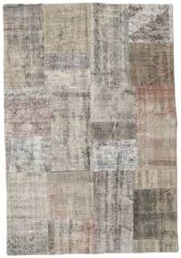 141X203 Patchwork Teppich Moderner Beige/Grau (Wolle, Türkei) Carpetvista
