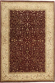  Tabriz Royal Magic Rug 164X241 Wool Beige/Dark Red Carpetvista