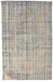  194X303 Colored Vintage Teppich Grau/Beige Türkei Carpetvista
