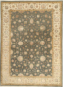  Oriental Tabriz Royal Magic Rug 174X244 Beige/Dark Yellow Wool, India Carpetvista