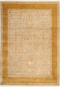 Alfombra Tabriz Royal Magic 169X245 Beige/Naranja (Lana, India)