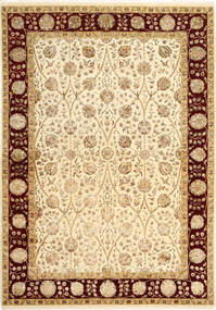 174X246 Tappeto Orientale Tabriz Royal Magic Beige/Arancione (Lana, India) Carpetvista