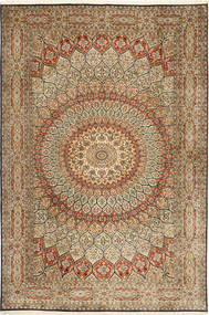 絨毯 カシミール ピュア シルク 187X280 (絹, インド)