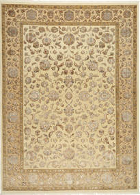 Täbriz Royal Magic Teppich 210X289 Orange/Beige Wolle, Indien Carpetvista