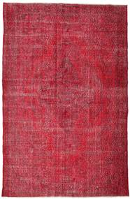 絨毯 カラード ヴィンテージ 210X324 レッド/ダークレッド (ウール, トルコ)